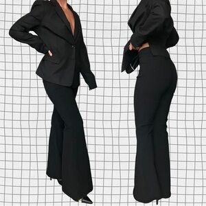 High Waisted Flare Stretchy Jeans